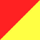 単色両面おりがみ（15.0）赤＋黄